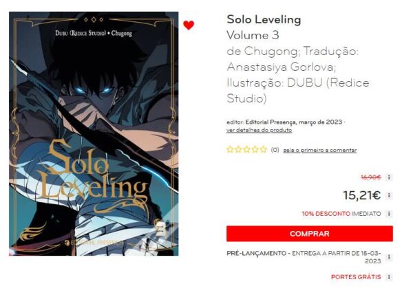 Solo Leveling Volume 3